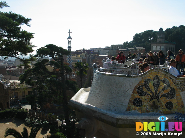 21106 Ceramic Bench Parc Guell